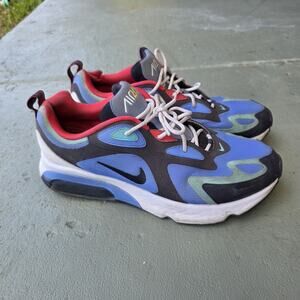 Nike Air Max 200 Royal Pulse Blue Black Running Shoes AQ2568-401 Men's Size 11